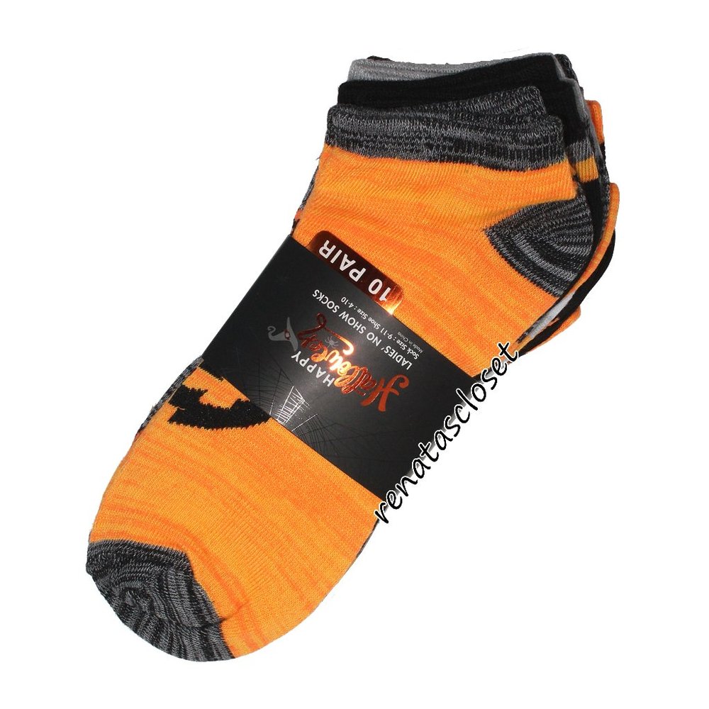 Modern Heritage Women's 10-pair Halloween Low-Cut Socks NIP